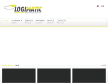 Tablet Screenshot of logimaticsrl.com